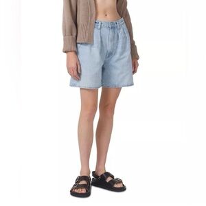 Citizens of Humanity Martizy Denim Trouser Shorts - Winsor